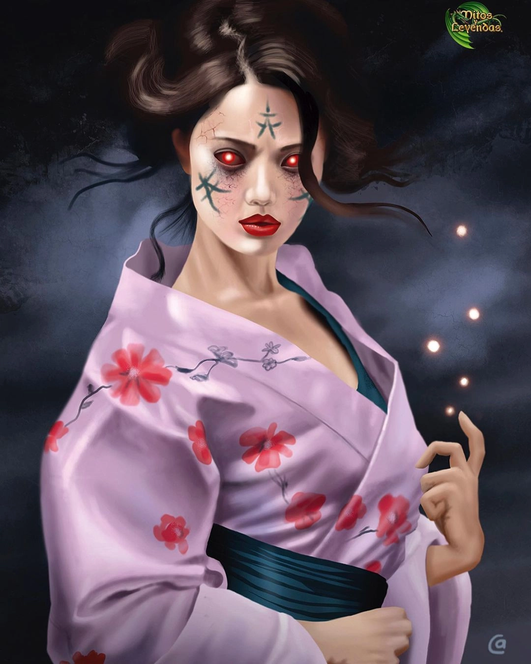 Ilustración de la baraja Xian Descarte